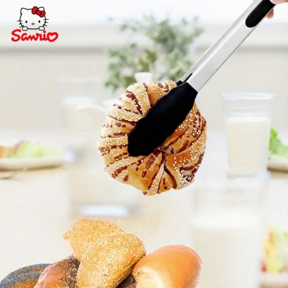SANRIO KUROMI 9-Inch Stainless Steel Tongs - Picture 4 of 5